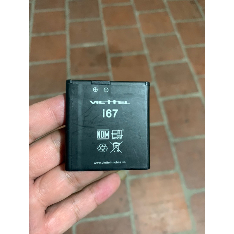 Pin viettel i67 bóc máy