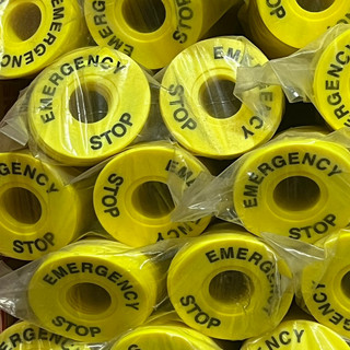 Tem mác dừng khẩn cấp phi 22 / EMERGENCY STOP phi 22