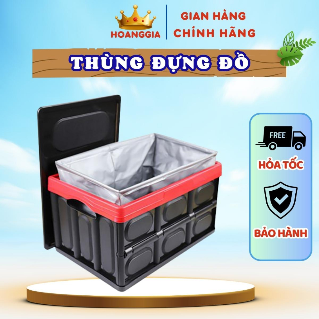 Thùng Đựng Đồ Ô Tô - Thùng Đựng Đồ Gấp Gọn Đa Năng Dùng Cho Ô Tô Và Gia Đình Có Thể Gấp Gọn Tiện Dụng
