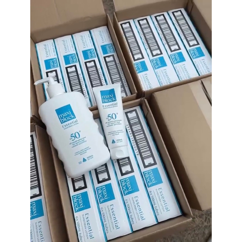 Kem chống nắng phổ rộng cho mọi loại da Maxi Block Dry Touch Lotion Essential SPF50+