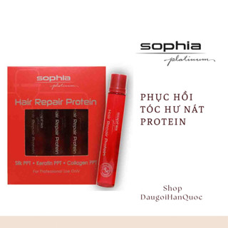 PROTEIN PHỤC HỒI TÓC HƯ NÁT 13ml [ 1 Hộp Nguyên - 10Ống ] (Sophia Platinum Hair Repair Protein)