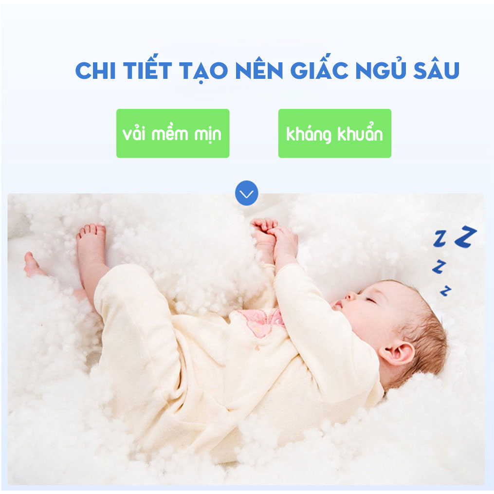 Bộ Quây Cũi Cho Bé HAPAIR Chất liệu cotton - Thoáng mát - Độ bền cao - Không nhăn