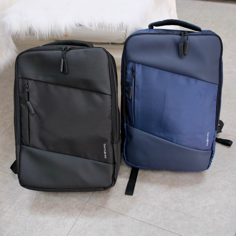 Balo nam Samsonite BT6 2 ngăn rộng rãi, có dây kéo, túi đựng điện thoại, máy tính