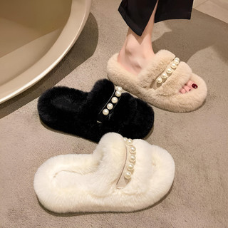 DÉP LÔNG ĐẾ 5CM 1 QUAI NGANG ĐÍNH NGỌC NỮ TÍNH CHO NỮ