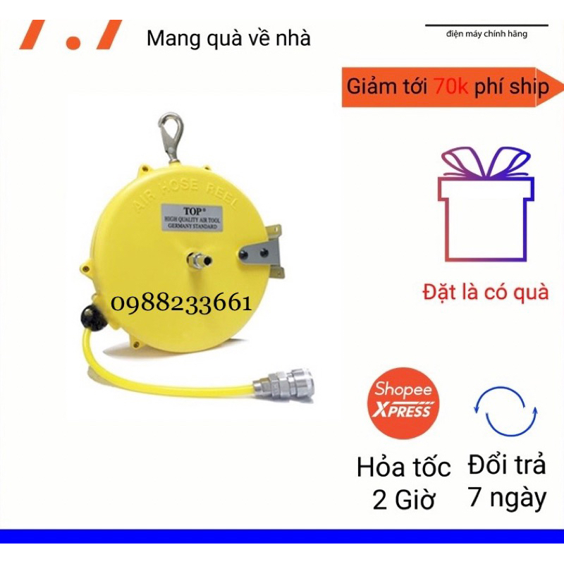 Cuộn dây rút hơi tự động dài 9M kích thước 5x8mm