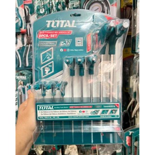 Bộ 8 lục giác tay cầm chử T (có đế giữ) TOTAL THHW80816