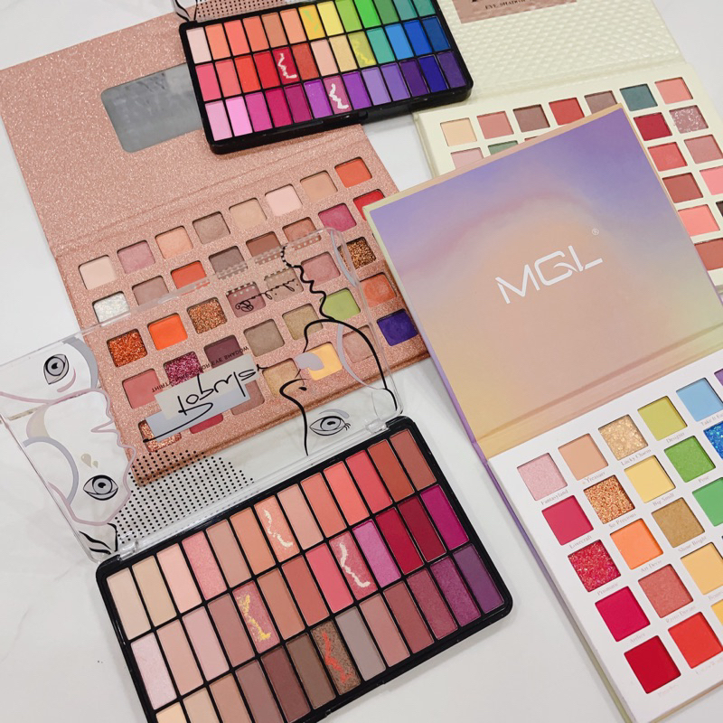 Bột nén màu ombre nail siêu hot khay 25 màu