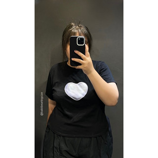 [BABIBEARBIGSZ] ÁO BABYTEE TRÁI TIM BIGSIZE 60-90KG