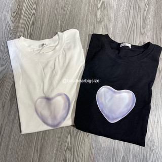 [BABIBEARBIGSZ] ÁO BABYTEE TRÁI TIM BIGSIZE 60-90KG