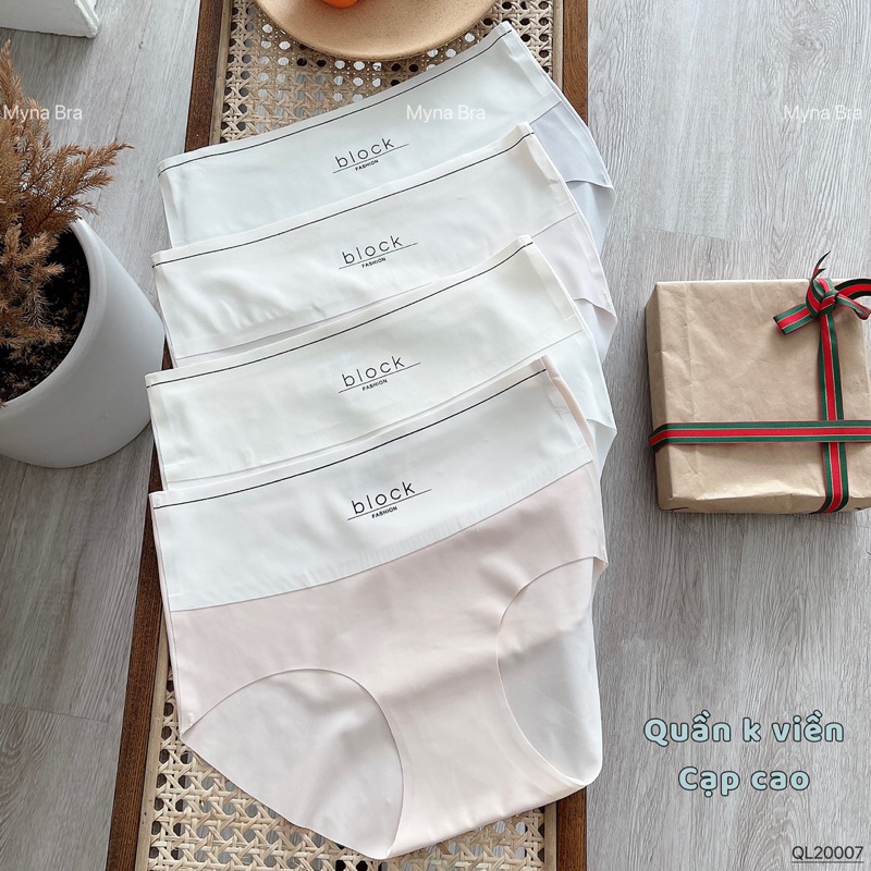 Quần lót đúc không viền cạp cao Myna Bra QL20007