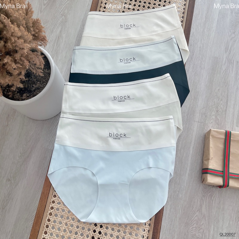 Quần lót đúc không viền cạp cao Myna Bra QL20007
