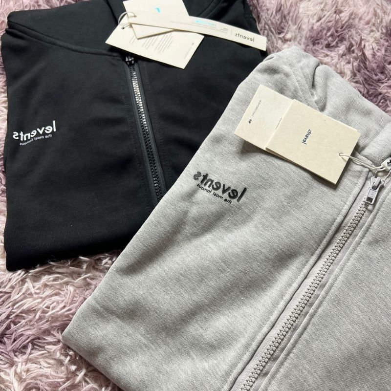 Hoodie zip logo mini