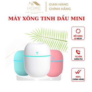 Máy xông tinh dầu mini phun sương khuếch tán tinh dầu tỏa hương thơm dùng cho phòng ngủ xe hơi khử khuẩn đuổi muỗi