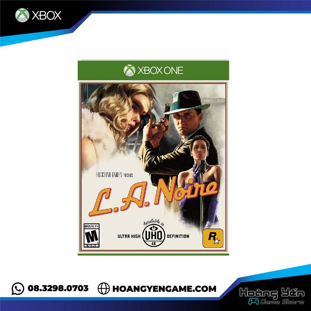 [Mã 99ELHA giảm 7% đơn 300K] Đĩa Game Xbox L.A. Noire