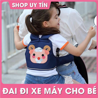 Đai đi xe máy phản quang an toàn cho bé