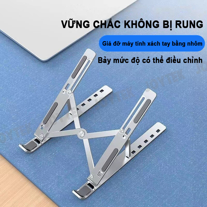 Giá Đỡ Laptop, Macbook, ipad Bằng Nhôm Có Thể Điều Chỉnh Được Độ Cao, Đế Tản Nhiệt Kê Laptop,Giá Đỡ Máy Tính