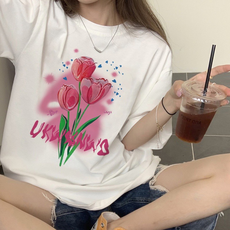 Áo 3 hoa tulip chất cotton su hot trend