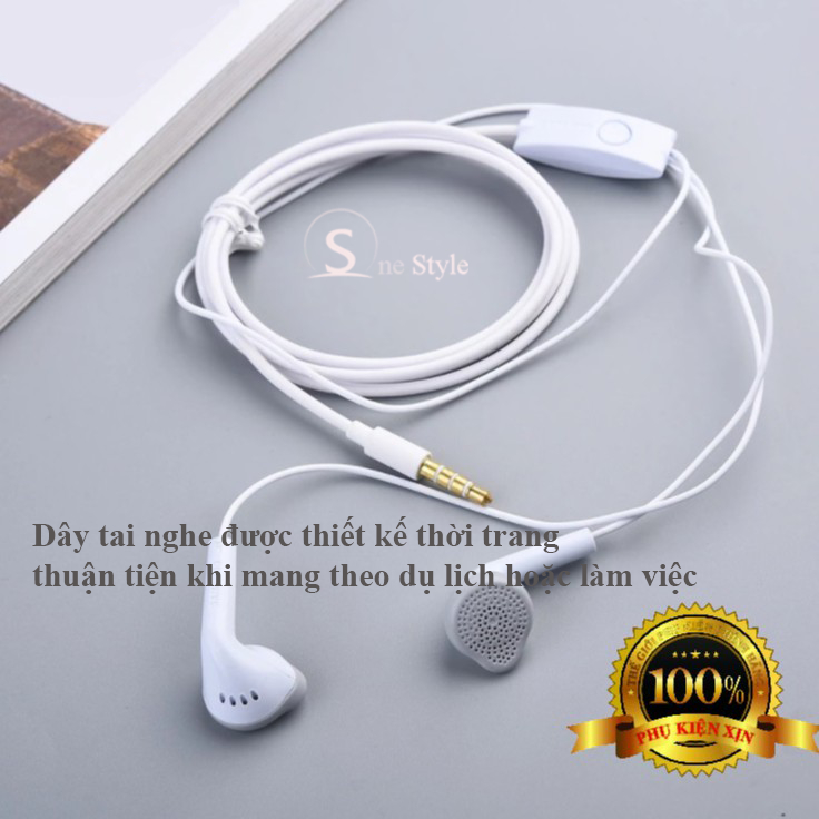 Tai nghe nhét tai, tai nghe 5830 jack 3,5 có micro thích hợp cho hệ điều hành Androi & IOS - Onestyle Shop