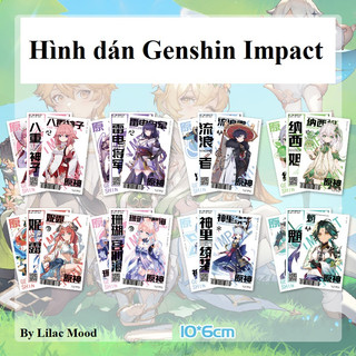 Sticker Genshin Impact | nhãn dán Genshin Impact giấy niêm phong trang trí / Wanderer Kazuha Xiao