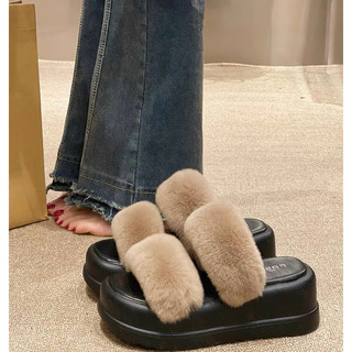 DÉP LÔNG ĐẾ NHỰA ĐÚC CỨNG CAO 5CM 2 QUAI NGANG LÔNG MỀM MẠI