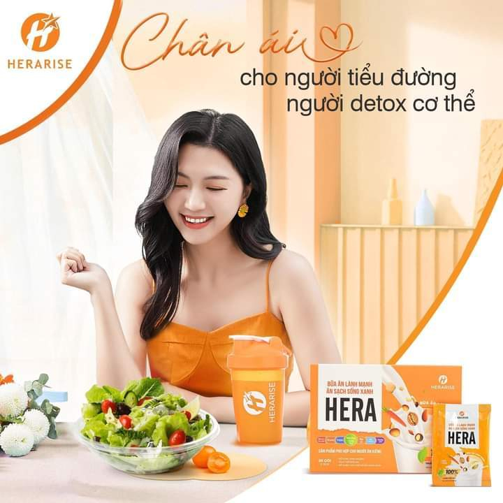 Bữa ăn dĩnh dưỡng lành mạnh- Bữa ăn dinh dưỡng Hera chính hãng  - Ăn sạch sống xanh cùng Hera CHÍNH HÃNG an toàn