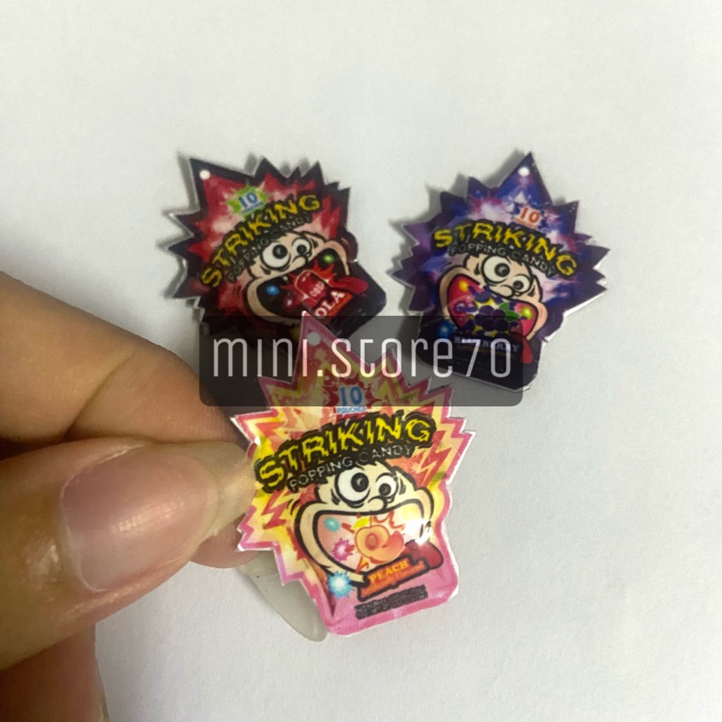 set 3 mô hình đồ chơi kẹo nổ