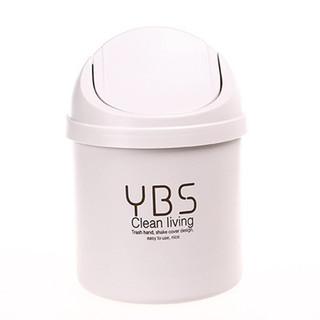 Thùng Đựng Rác Nắp Lật Mini Để Bàn YBS Đa Năng