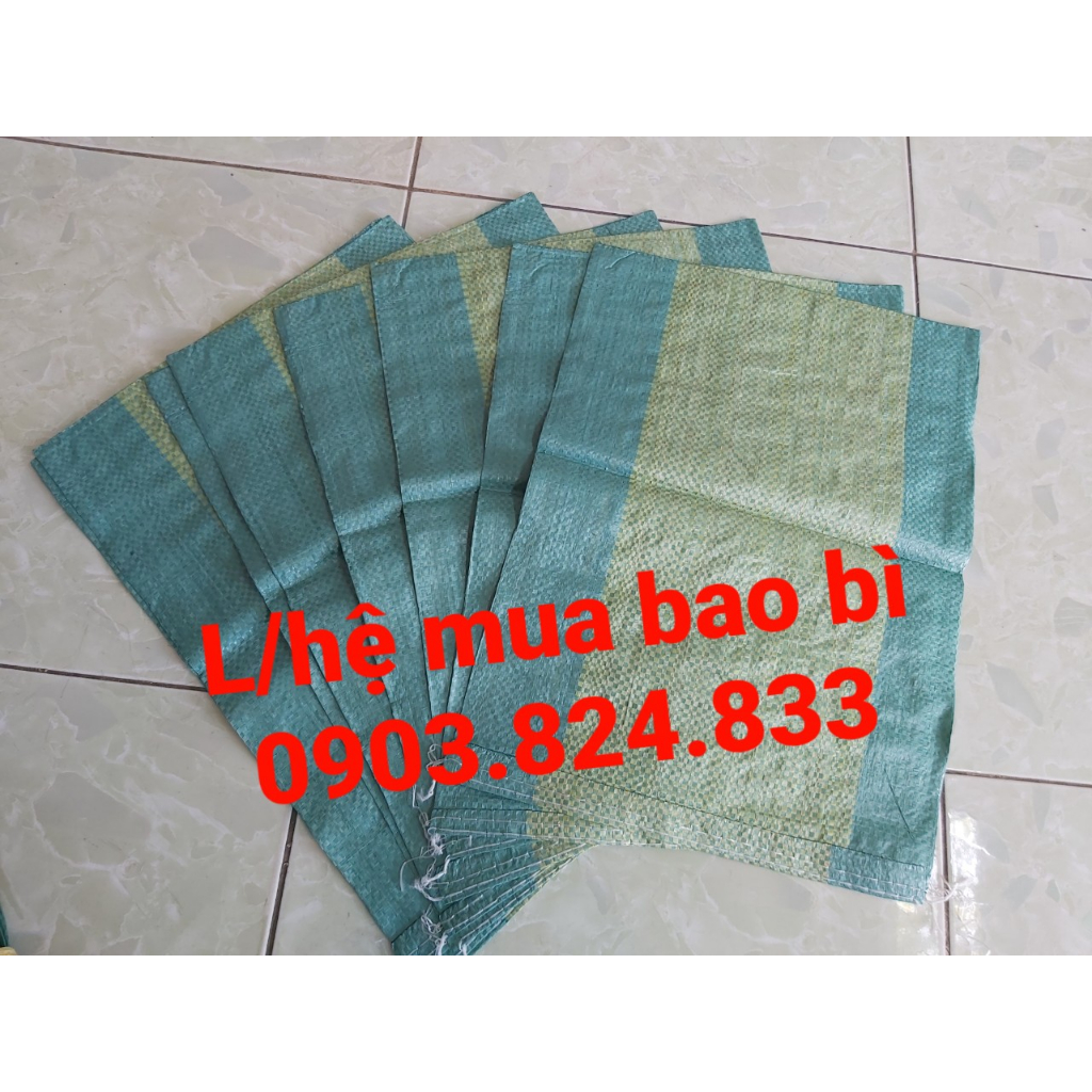 Combo 100 cái bao 10kg và 200 cái bao 5kg dùng đựng gạo từ thiện