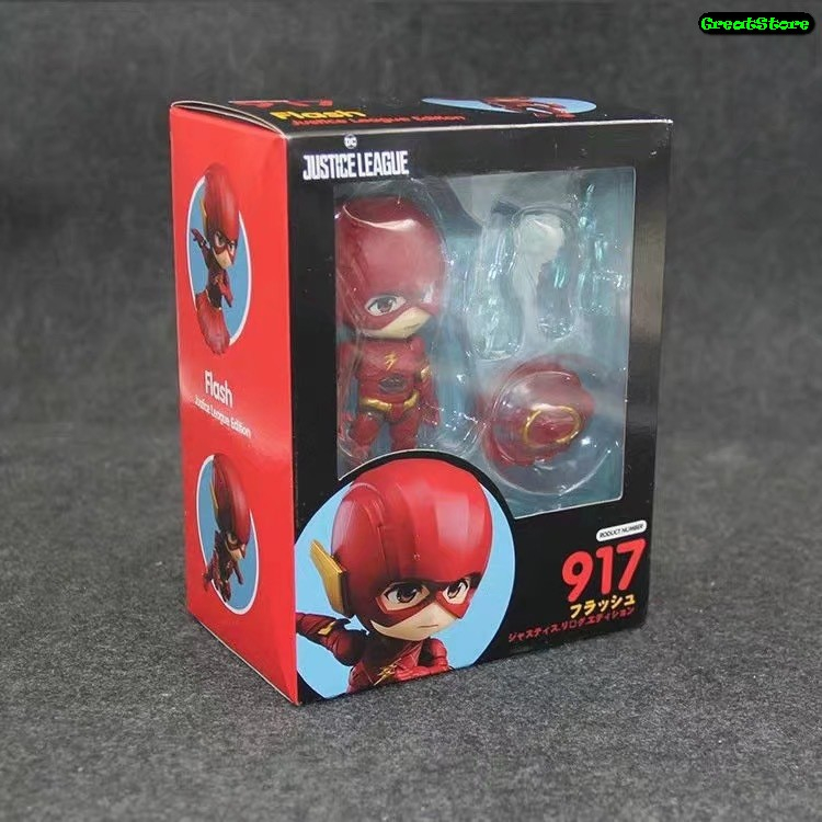 Mô hình The Flash trong justice league Liên minh công lý 917 action Figure Q mode 10 cm