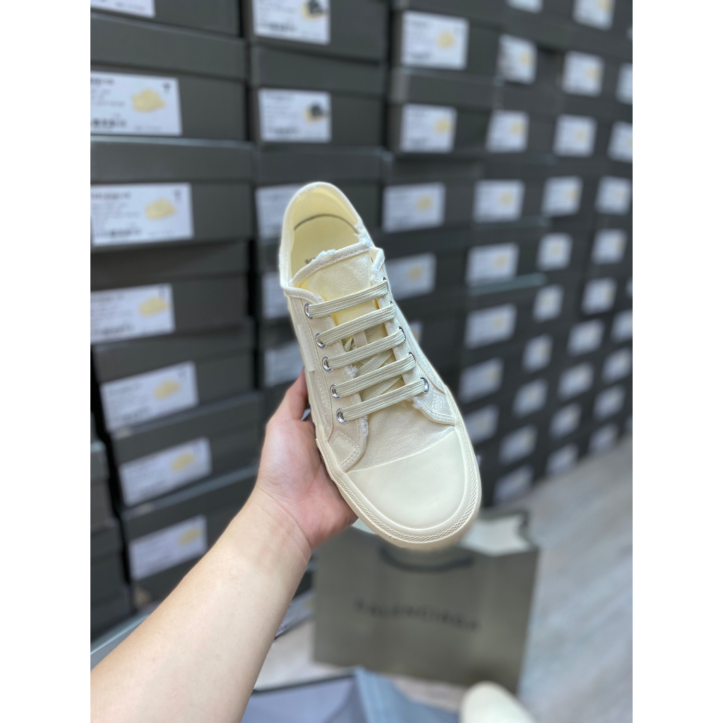 Giày thế thao BALENCIAGA canvas họa tiết chữ đế cao cấp