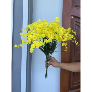 Combo 10 cành Lan Vũ Nữ Siêu Đẹp_hoa giả trang trí