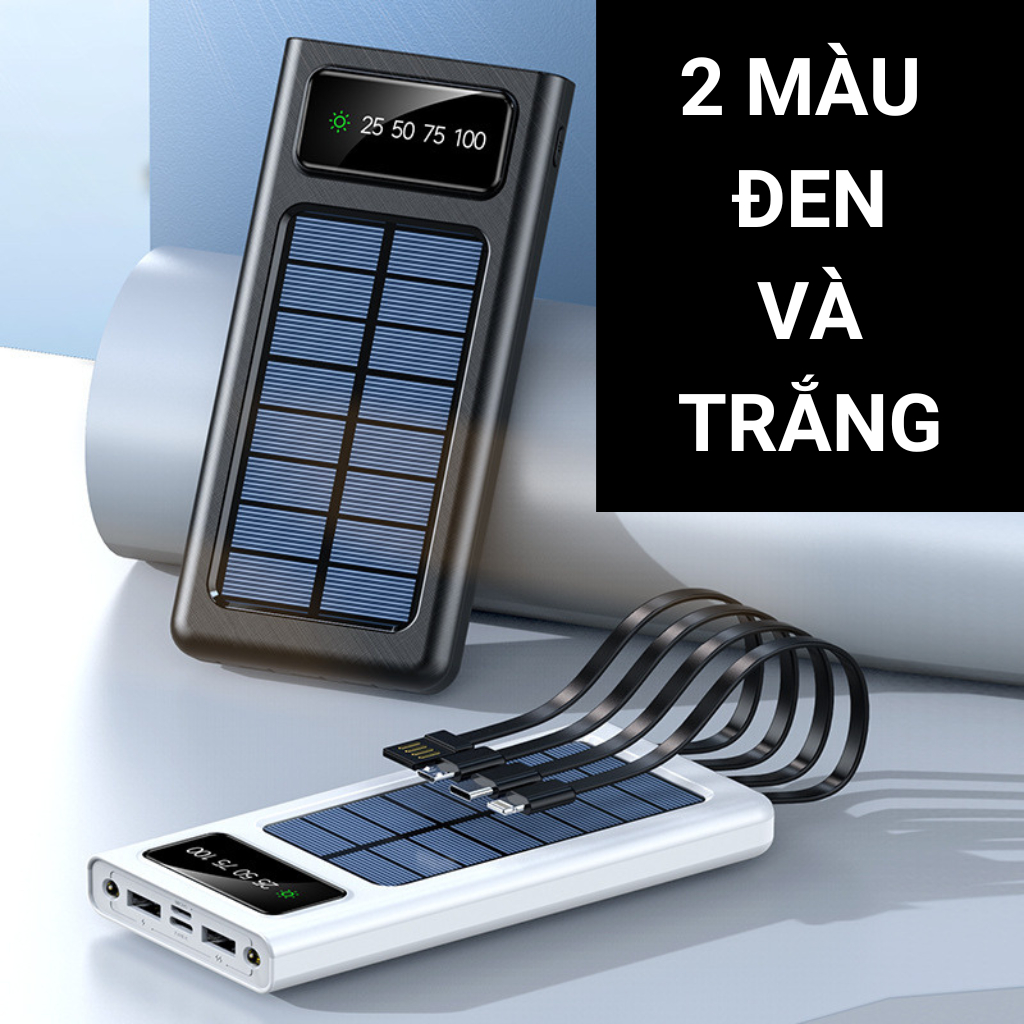 Sạc dự phòng, sạc dự phòng năng lượng mặt trời 20.000mah