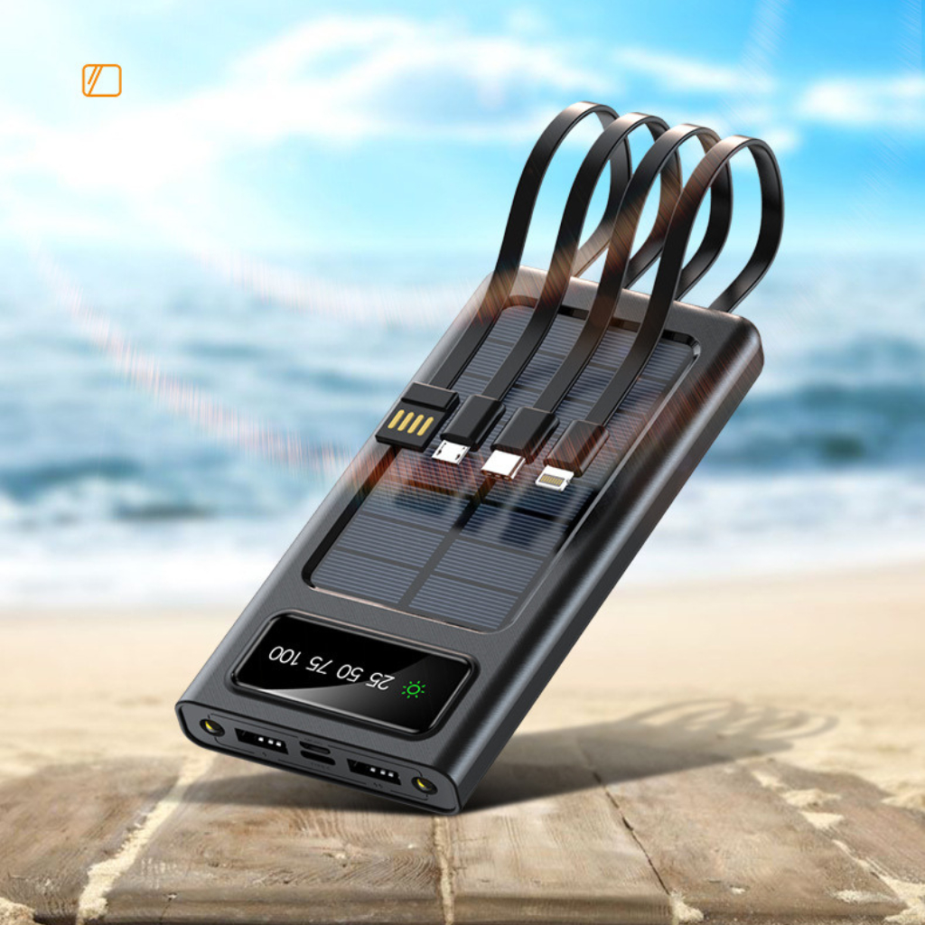 Sạc dự phòng, sạc dự phòng năng lượng mặt trời 20.000mah