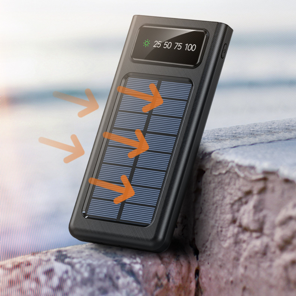 Sạc dự phòng, sạc dự phòng năng lượng mặt trời 20.000mah