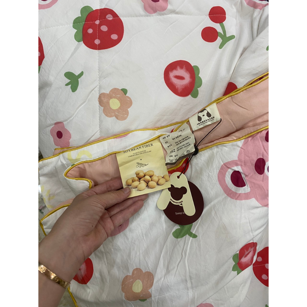 Chăn cotton đũi xơ đậu nành soybean trần bông nhập khẩu loại 1 kích thước 2mx2m3, chất cotton đũi cao cấp mềm mịn