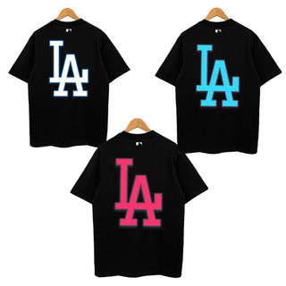 Áo thun MLB LA cá tính nam nữ cao cấp Unisex, áo phông nam nữ 100% cotton chính hãng