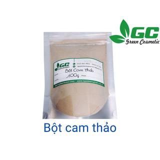 Bột cam thảo - Nguyên liệu mỹ phẩm - Nguyên liệu là mặt nạ - Greencosmetic - 100G