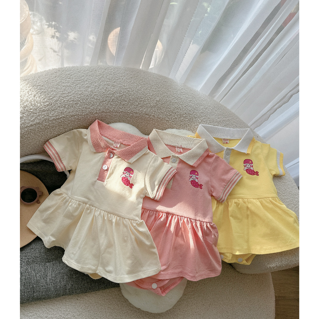 Body liền váy polooo bé gái