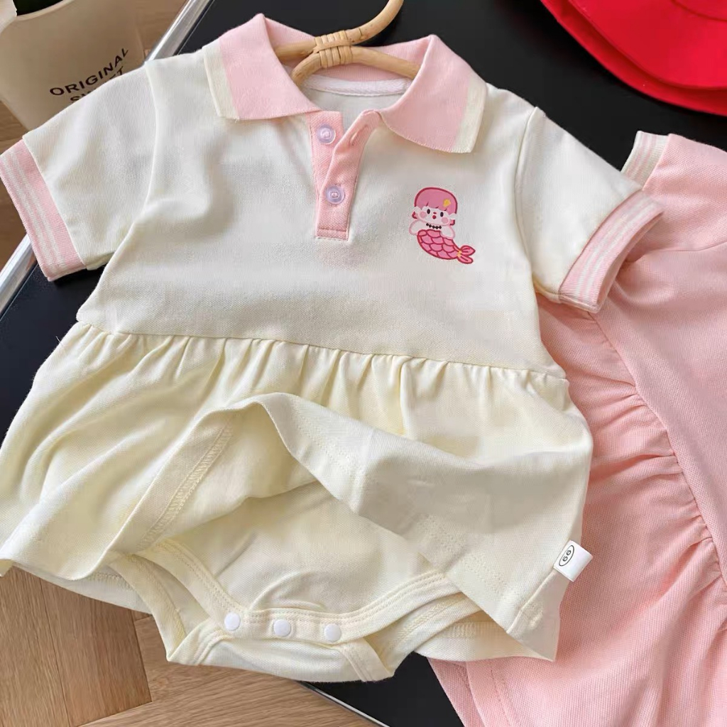 Body liền váy polooo bé gái