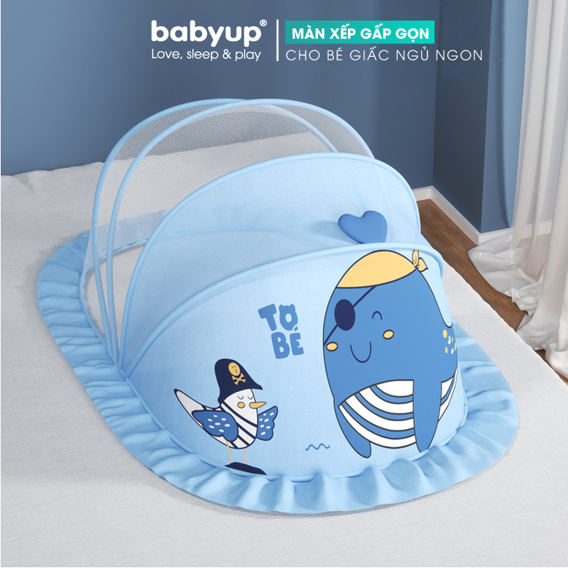 Màn chụp cho bé gấp gọn Babyup. Mùng chụp cho bé chống muỗi Màn xếp gấp gọn dùng cho giường và nôi cũi