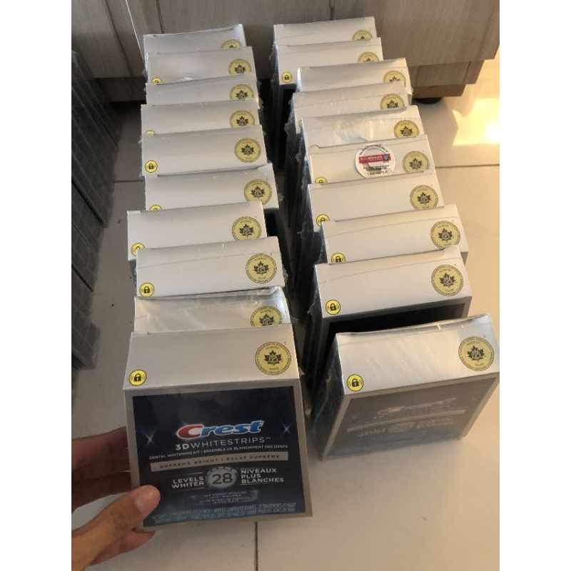 Crest 3D Whitestrips Supreme Bright Teeth Whitening Strips