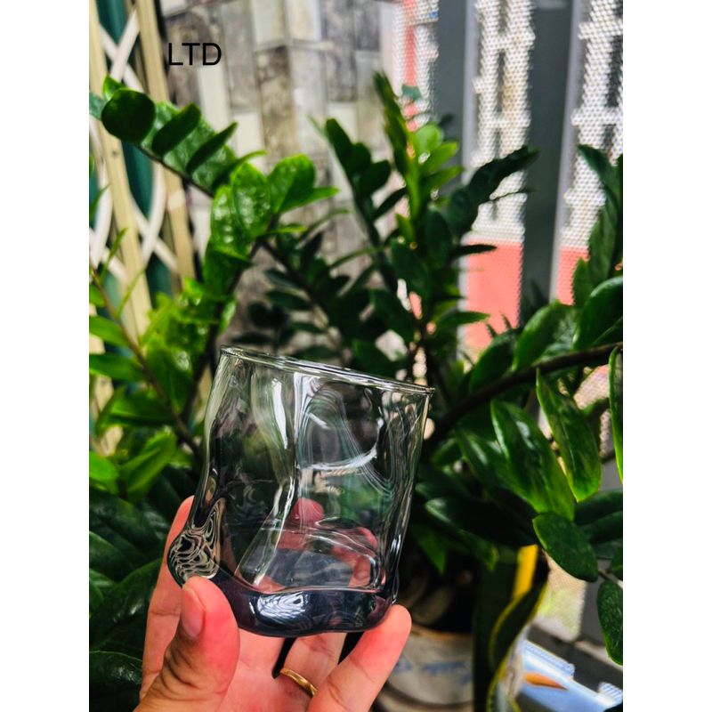Ly thuỷ tinh origami phong cách, ~280ml thiết kế độc đáo