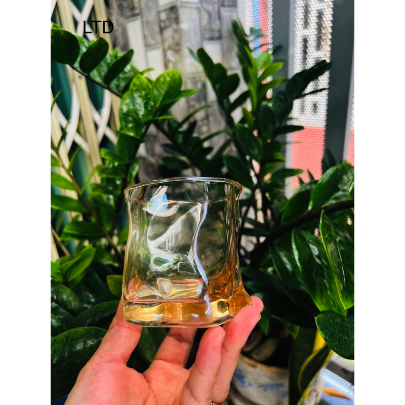 Ly thuỷ tinh origami phong cách, ~280ml thiết kế độc đáo