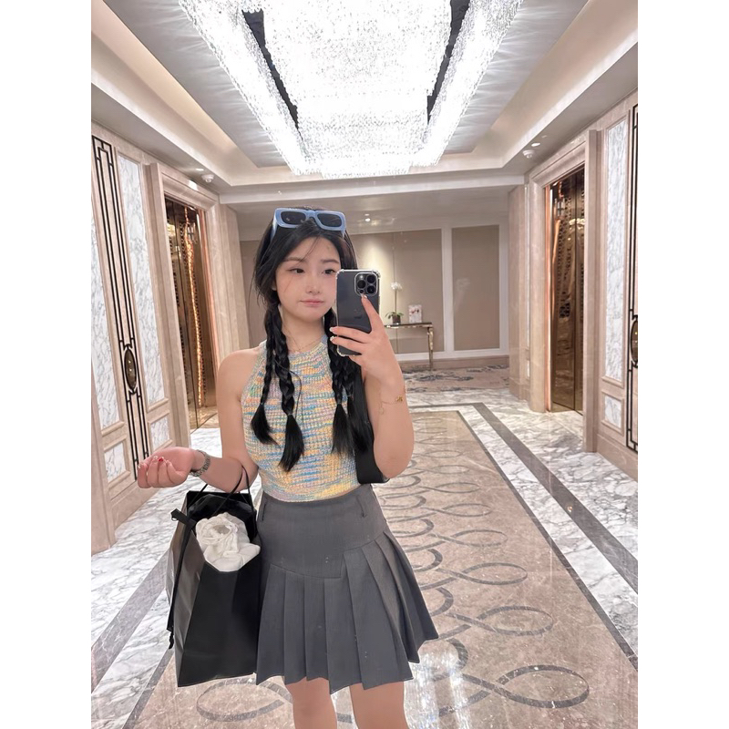 Áo ba lỗ đan sợi hologram DA626