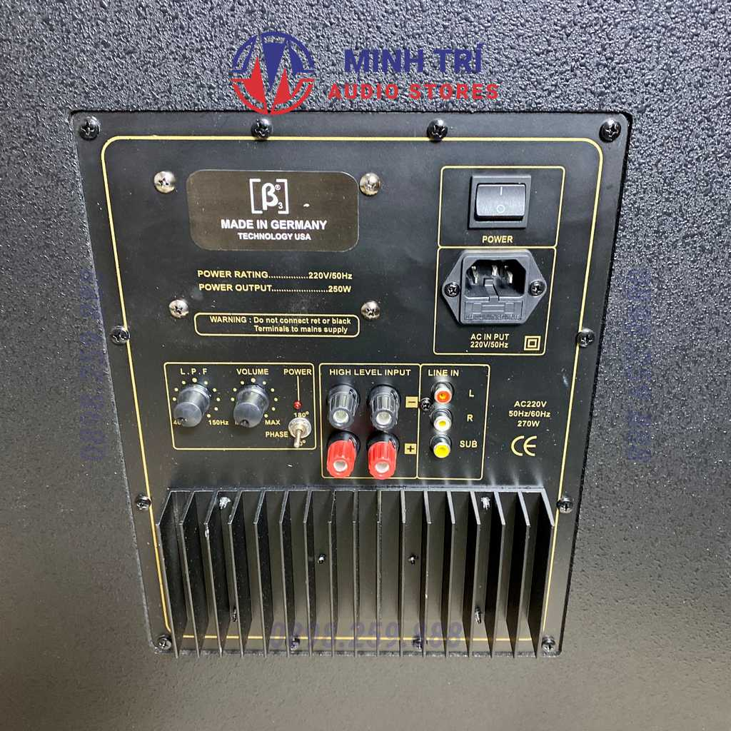 Loa Trầm Sub B3 Bass 30 BS717 270W Cao Cấp , Chuyên Karaoke Gia Đình - Minh Trí Audio