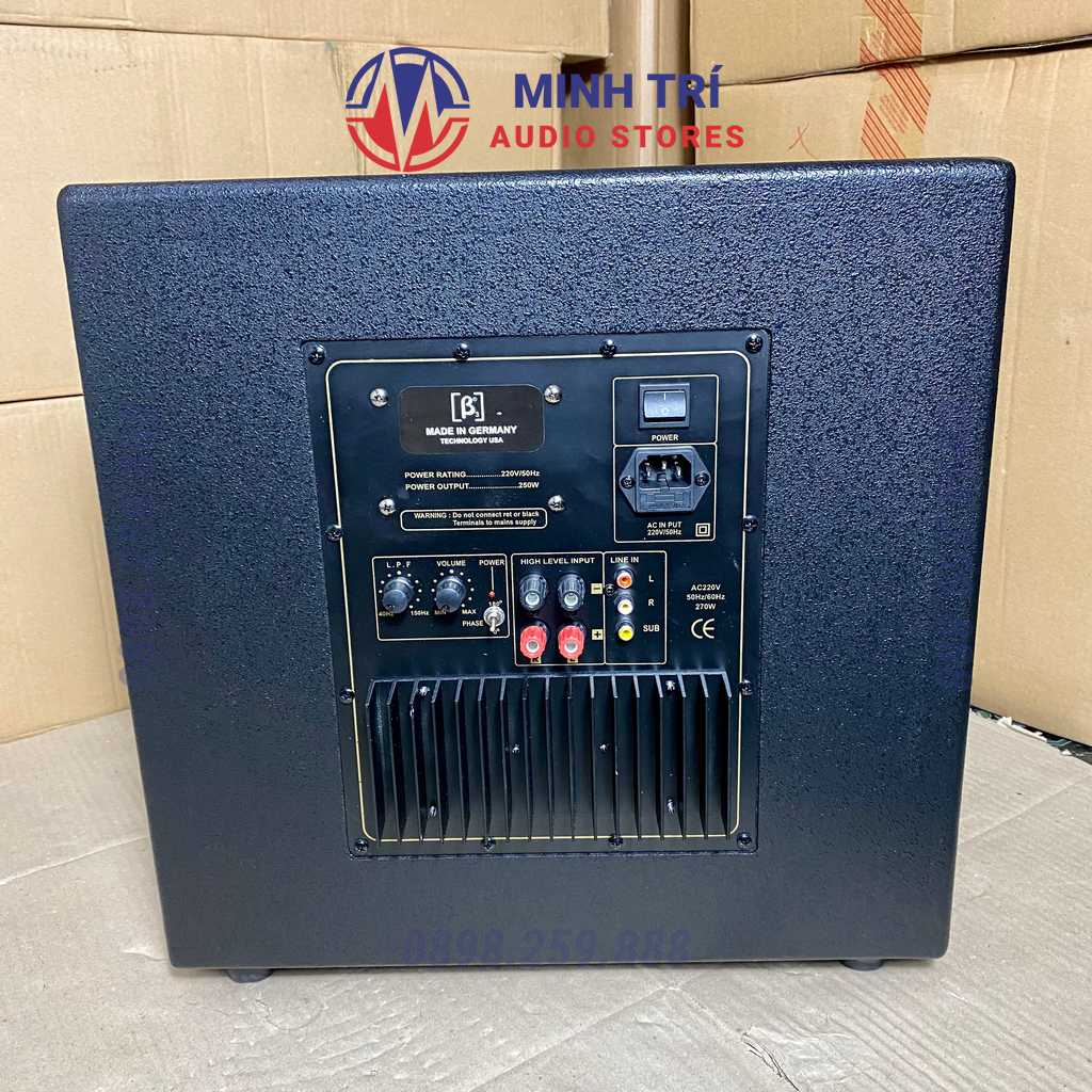 Loa Trầm Sub B3 Bass 30 BS717 270W Cao Cấp , Chuyên Karaoke Gia Đình - Minh Trí Audio