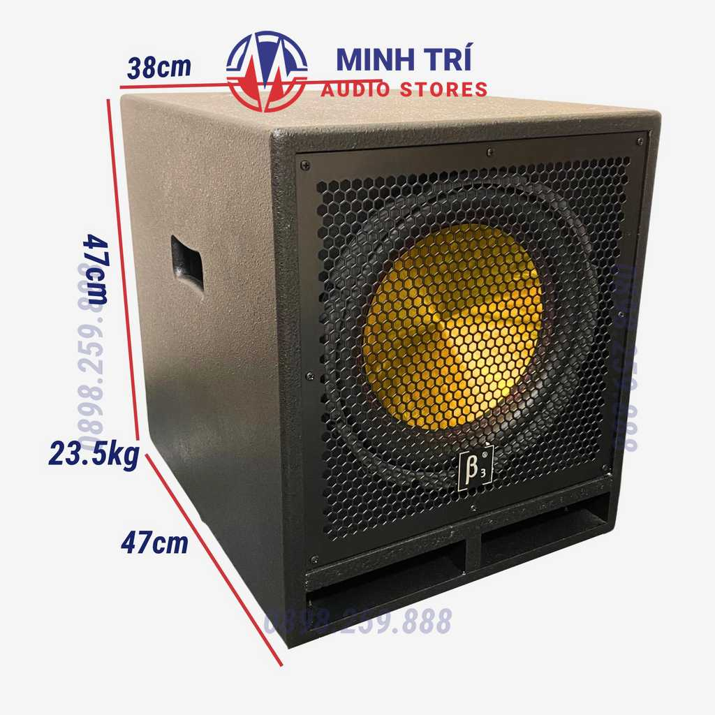 Loa Trầm Sub B3 Bass 30 797 Bass Vàng 270W Cao Cấp , Chuyên Karaoke Gia Đình - Minh Trí Audio