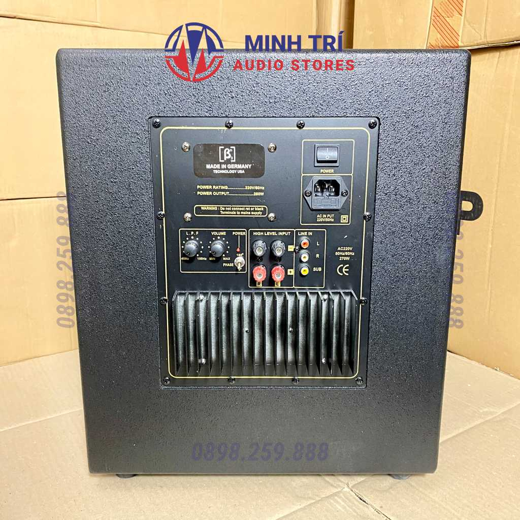 Loa Trầm Sub B3 Bass 30 797 Bass Vàng 270W Cao Cấp , Chuyên Karaoke Gia Đình - Minh Trí Audio