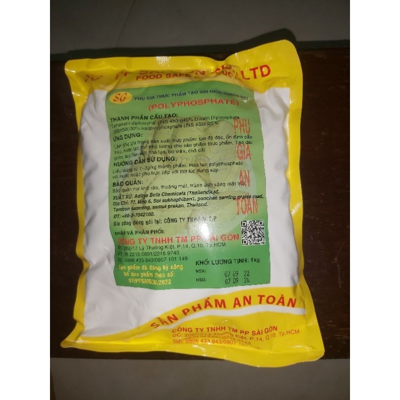 Bột dai giòn Thái Lan - Phụ gia giò chả 1kg