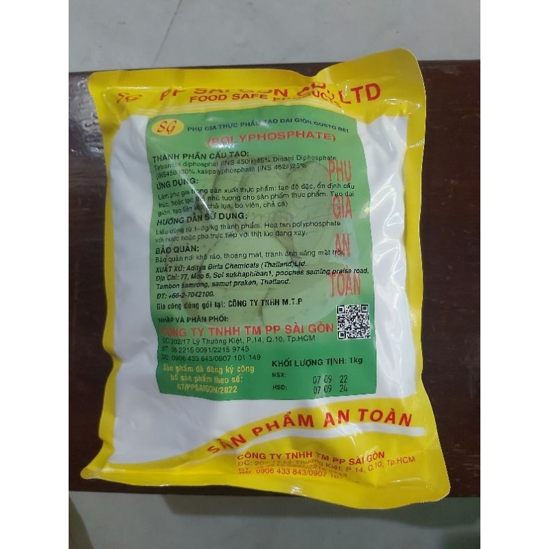 Bột dai giòn Thái Lan - Phụ gia giò chả 1kg